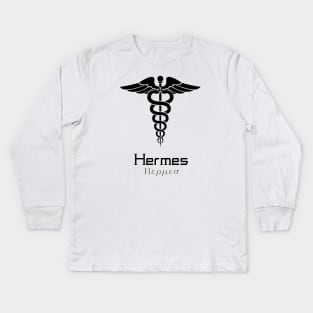 Minimalist Hermes Kids Long Sleeve T-Shirt